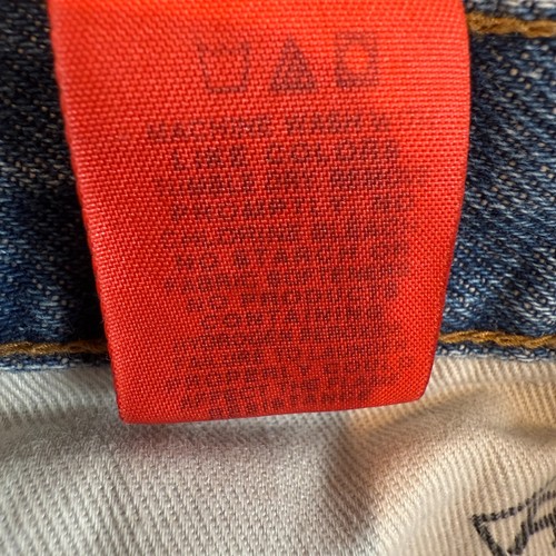 Wrangler FR Riggs Workwear Jeans Mens 38x30 Blue Denim Straight Leg Distressed - Picture 12 of 20