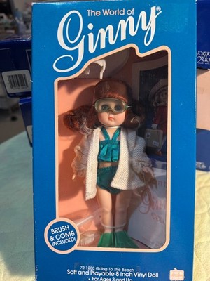 Vogue Ginny ''Going to the Beach'' '' 1987 8'' Poseable Vinyl Doll Made in Hong Kong