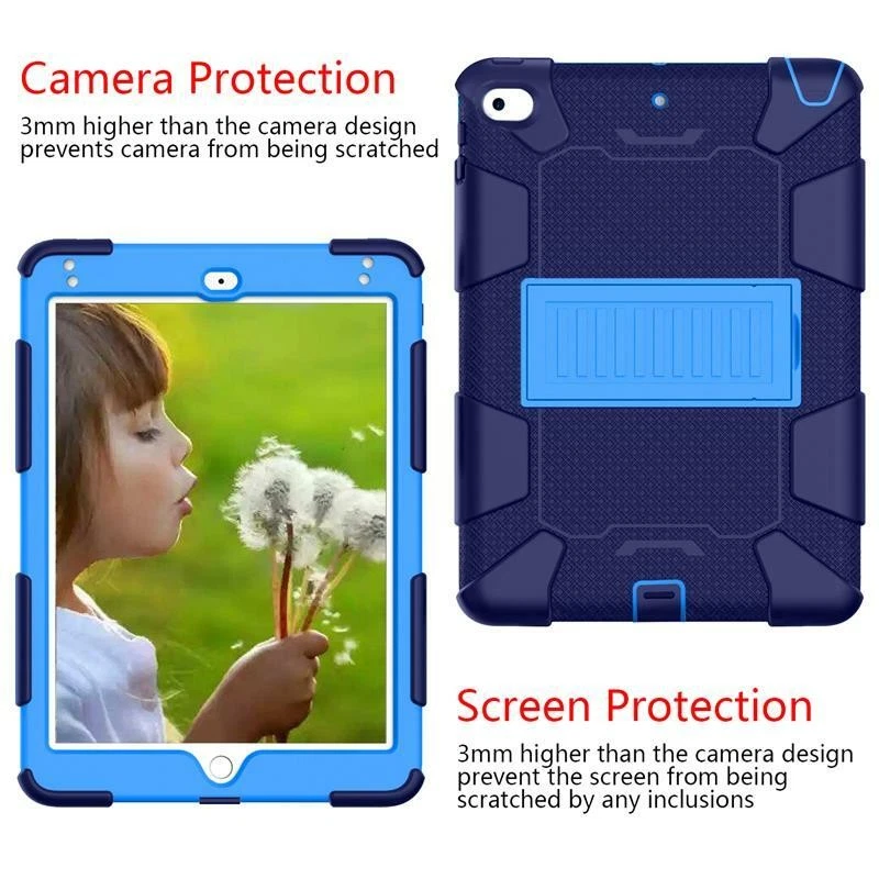 For iPad Mini 5 Shockproof Protective Case Kids Heavy Duty Stand Tablet Cover - Image 3 of 4