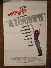 NORMA RAE 1979 SALLY FIELD Original 27x41 Folded Movie Poster STYLE B