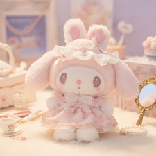 My Melody Strawberry Plush Doll Cute Kawaii Soft Stuffed Toy Gift Girls