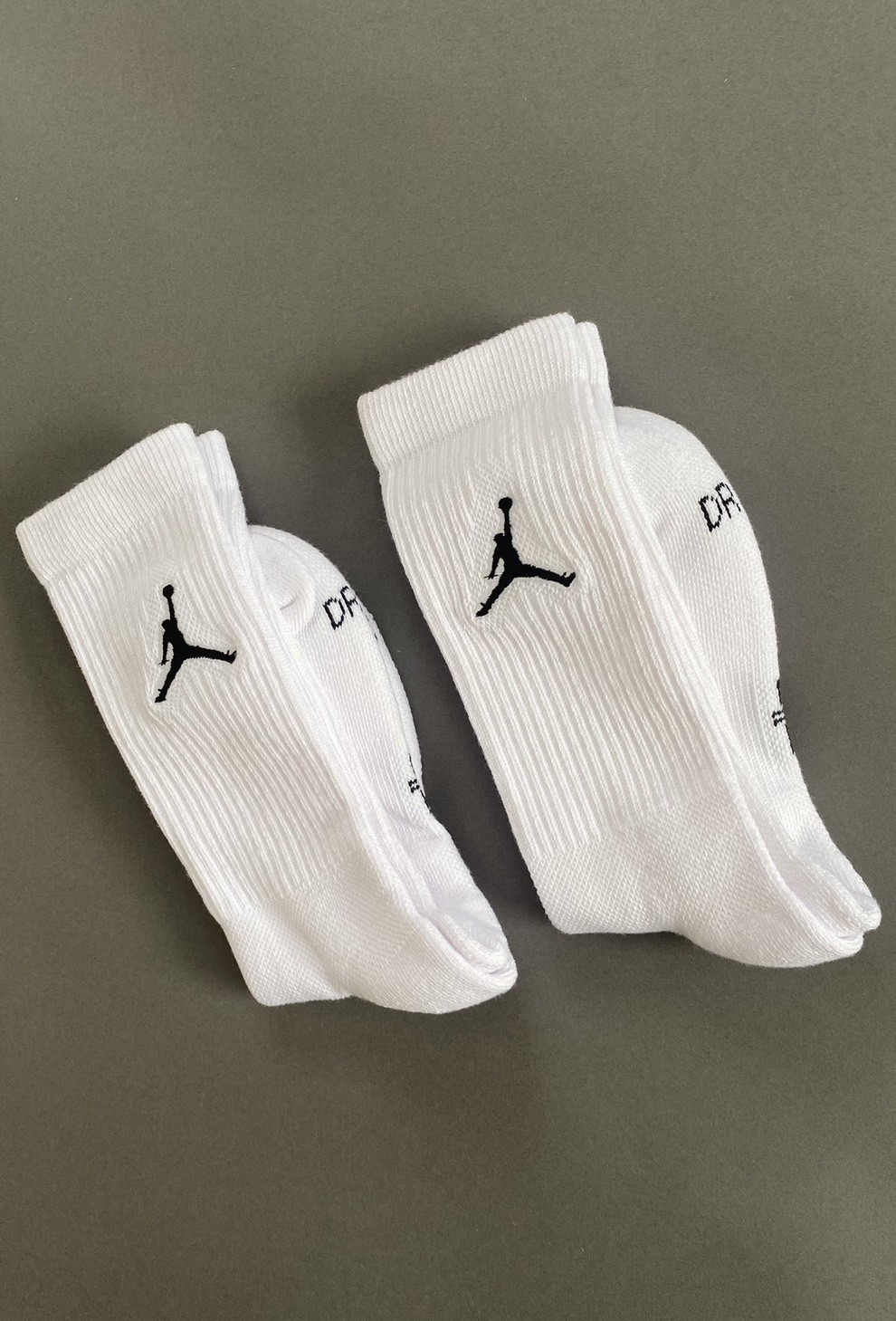 Nike Everyday Jordan jumpman Dri Fit Crew Socks Large 8-11 Uk Mens woman gift image 9