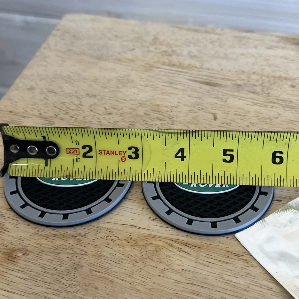 Insertos alfombrilla portavasos logotipo Land Rover Foto 2 de 3