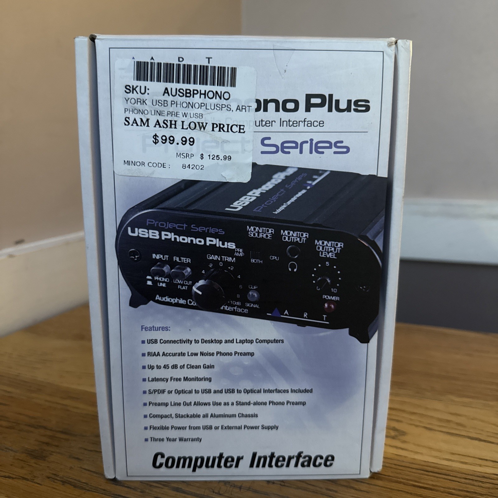 ART USB Phono Plus Project Series Audiophile Computer Interface