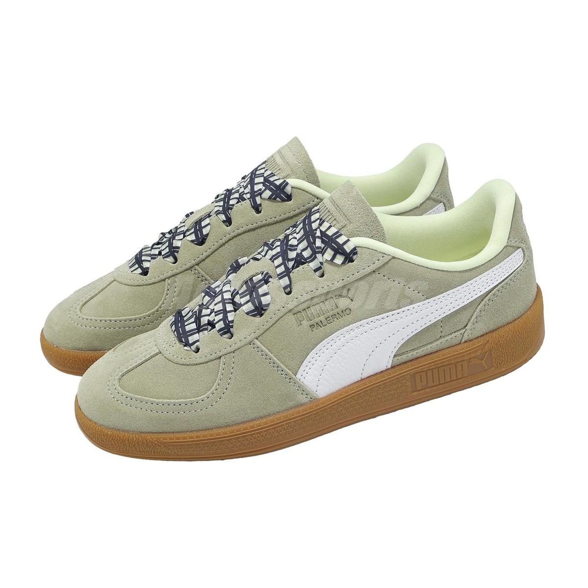 PUMA PALERMO スニーカー　24cm Puma Palermo Laces Wns Lux Army Gum Women Casual Lifestyle Shoes