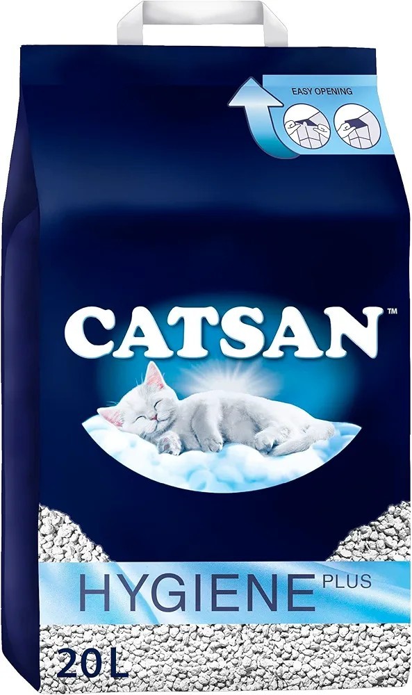 Catsan Hygiene Cat Litter (20L) Non-Clumping Absorbent Cat Litter