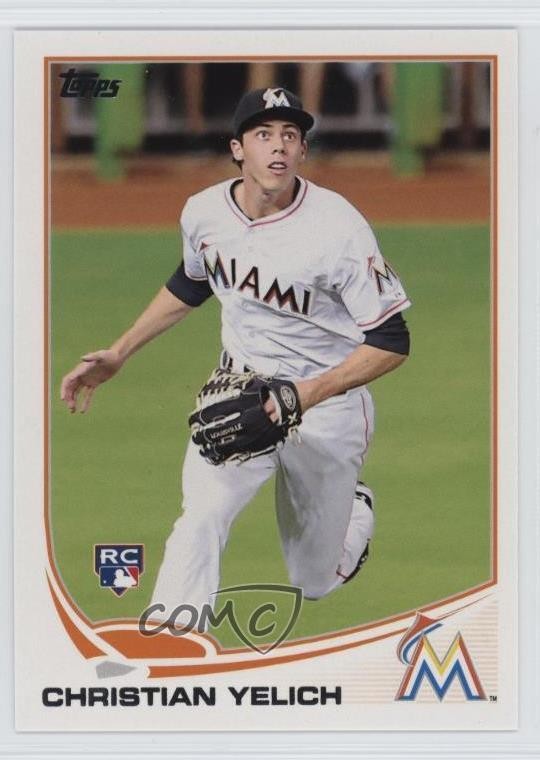 2013 Topps Update Christian Yelich #US290 0l44