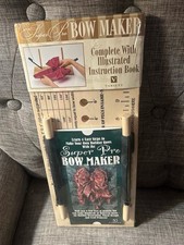 Super Pro Bow Maker w/Instructions Ribbon Bows Crafts Floral Holiday Wreaths