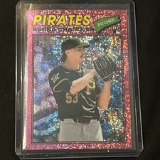 2026 Topps Heritage - Bubba Chandler #265  Pink Sparkle Refractor (RC)-Pirates