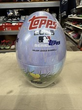 (1)MLB Topps 2025 Series ONE Baseball Trading Cards Easter Tins + Bonus Each Tin