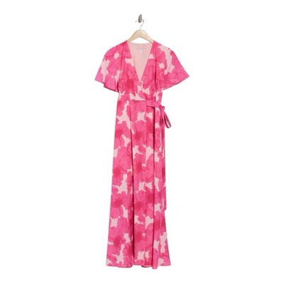 hutch wrap maxi dress Hutch Long-Sleeve V-Neck Wrap Maxi Dress