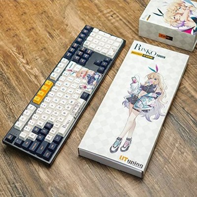 Mechkeys x Z Review Rinko Touch Cherry Profile Anime Keyboard Caps, 156 Key Caps