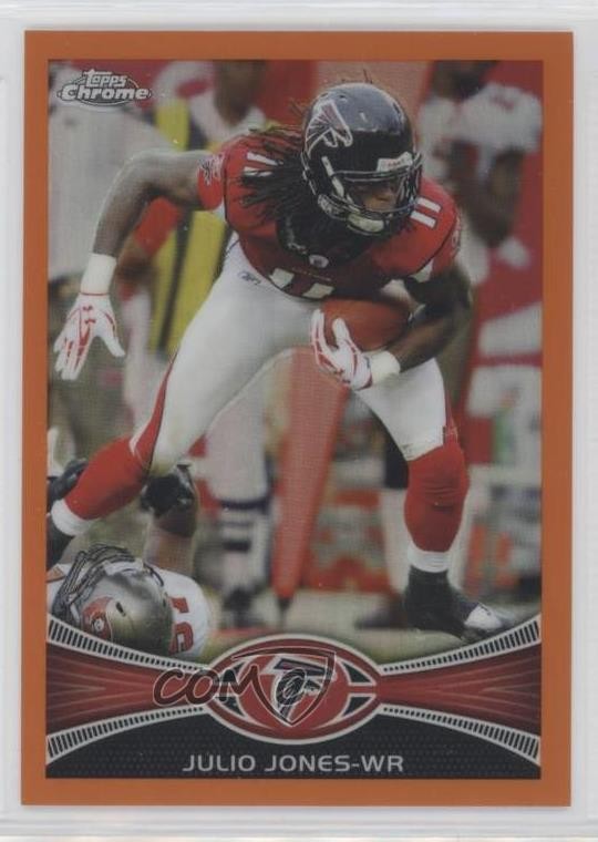 2012 Topps Chrome Retail Orange Refractor Julio Jones #217 ow3