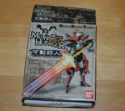 BANDAI Monster Hunter Motion Revive 4'' RATHALOS MALE Red Armor Figure