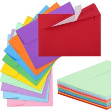 70 Pack Colored Envelopes, 4.375x5.75" Envelopes, Card Envelopes A2 Envelopes En