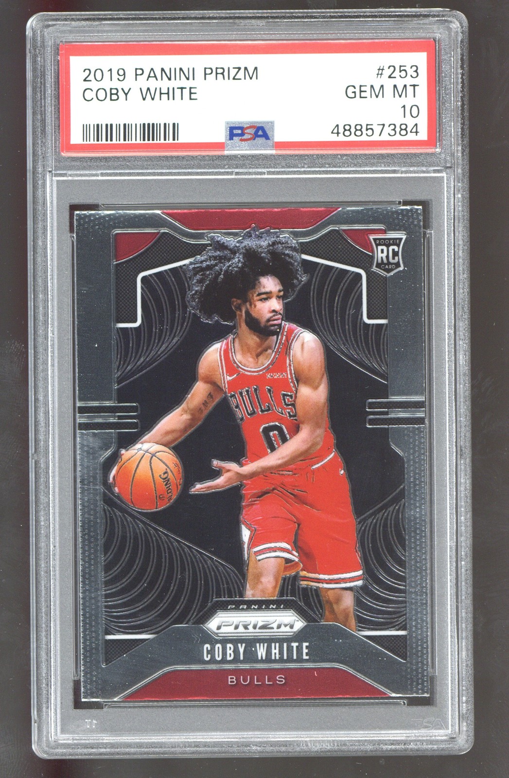 2019-20 Panini Prizm #253 Coby White ROOKIE RC PSA 10