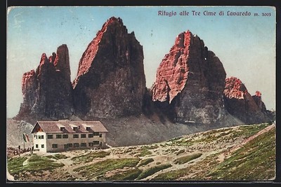 Ansichtskarte Rifugio alle Tre Cime di Lavaredo 
