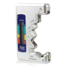 Digitaler Batterietester LCD Pr&uuml;fer AA AAA C D 9V Knopfzellen Batterie