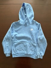 Nike Youth Boys Hoodie Blue Sweatshirt Hoodie Pullover Size Large 12-13 Kids
