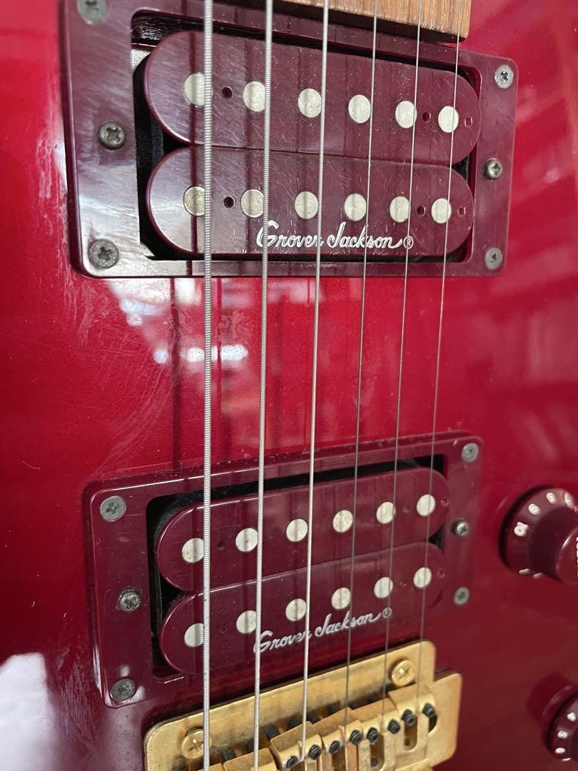 Grover Jackson Dinky Red Electric Guitar W/Gig Bag Used