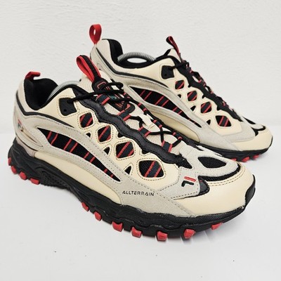 Fila Boveasorus 98 ALL TERRAIN Herren Gr. UK 10 beige schwarz Wanderschuhe sehr guter Zustand 