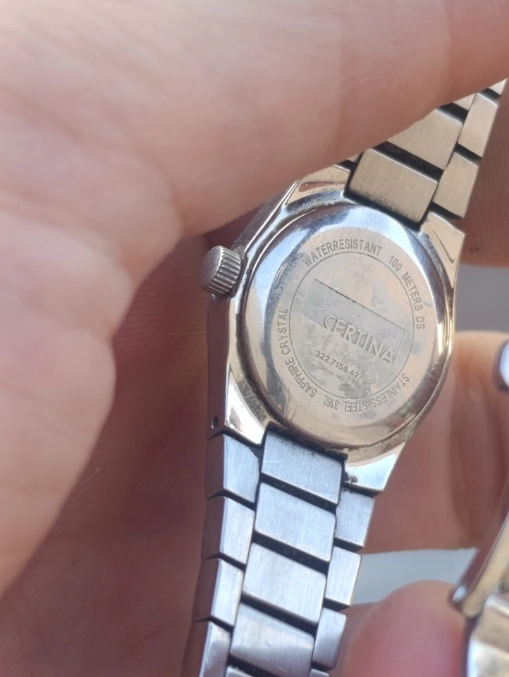 Reloj CERTINA DS Dama Acero Inoxidable Diamante Impermeable 100M Cristal Zafiro Foto 2 de 2