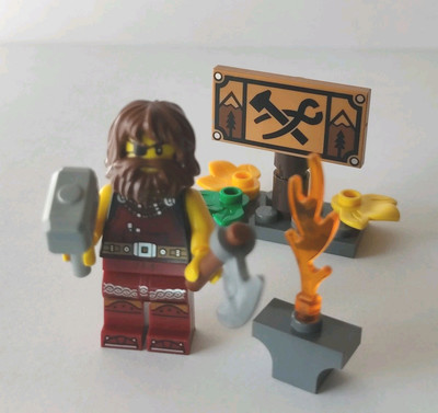 LEGO Vikings - Wikinger - Figur Minifigur Schmied Krieger Neu 31132 / 21343