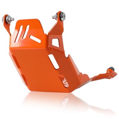 Motorschutz für KTM 690 SMC / Enduro / R 08-24 Aluminium VX25 orange C-Ware