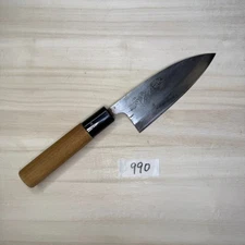 Japanese Kitchen knife, Smaii Deba ,#990 , used,  made in Japan 120/240mm, 146g