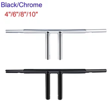 4"/6"/ 8"/10" Rise T-Bars Handlebar Fit For Harley Softail Dyna Sportster XL
