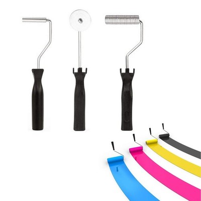Fiberglas-Paddel-Roller Set 3 Stück Luftblasen Entferner Laminierwerkzeug