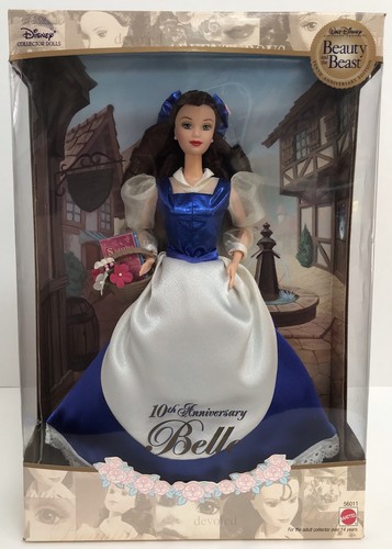 Barbie Doll Belle 10th Anniversary Beauty and the Beast Collector Disney *Read*