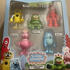 2025 Jazwares YO GABBA GABBA Gabbaland FRIENDS 5 PACK Action Figures SHIPS FAST