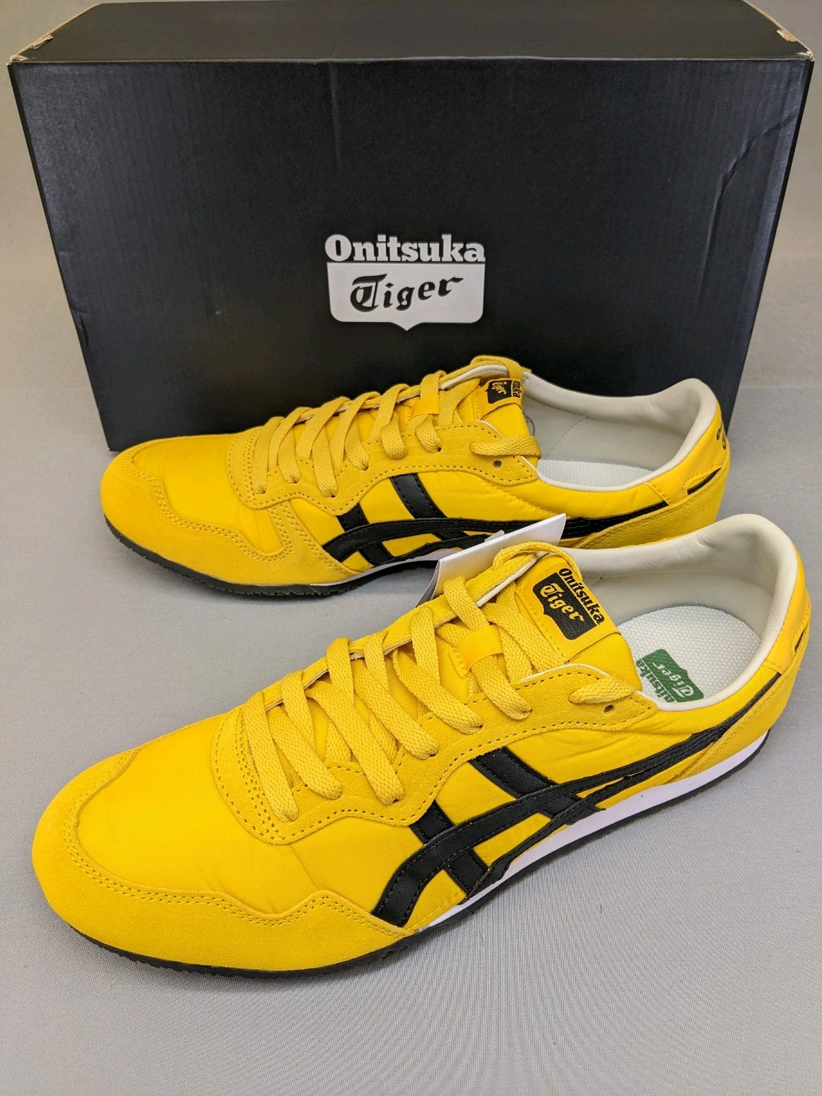 SAOLA Autentico Onitsuka Tiger SERRANO 1183B400 755 giallo nero taglia US 9