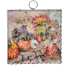 The Round Top Collection Mini Gallery Fall Stone Wall 6x6x1