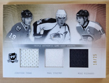 2009-10 UD The Cup Trios Triple GU Jersey Relic Toews/Stastny/Richards 10/25