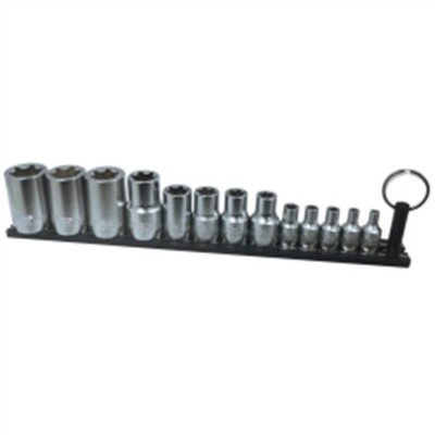 VIM Tools 13-Piece ''E'' Inverted Torx Driver Set on Black Magrail VIMTMS-ETORX