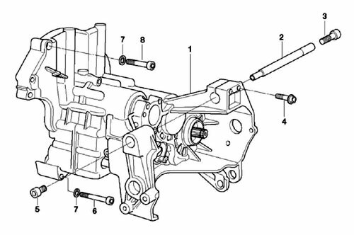 Visserie inox transmission BMW R1150RS finition brute et robuste n°2