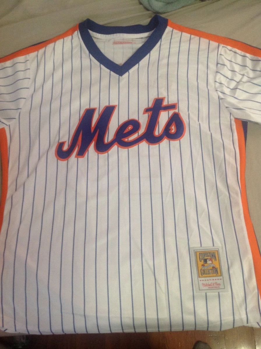 Pete Alonso NY Mets Vintage 86 Cooperstown Collection Buttonless Jersey  Large