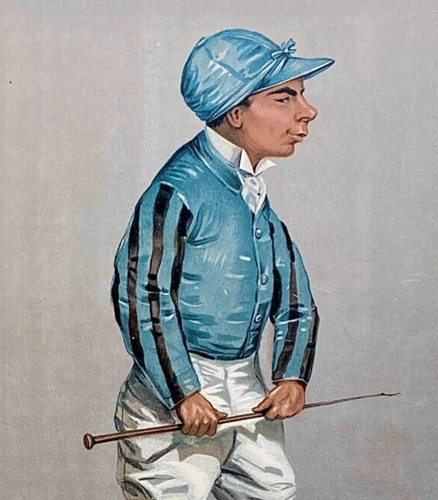 Vanity Fair Jockey Otto Madden Print 1887 original by Spy mount and framed - Picture 2 of 4
