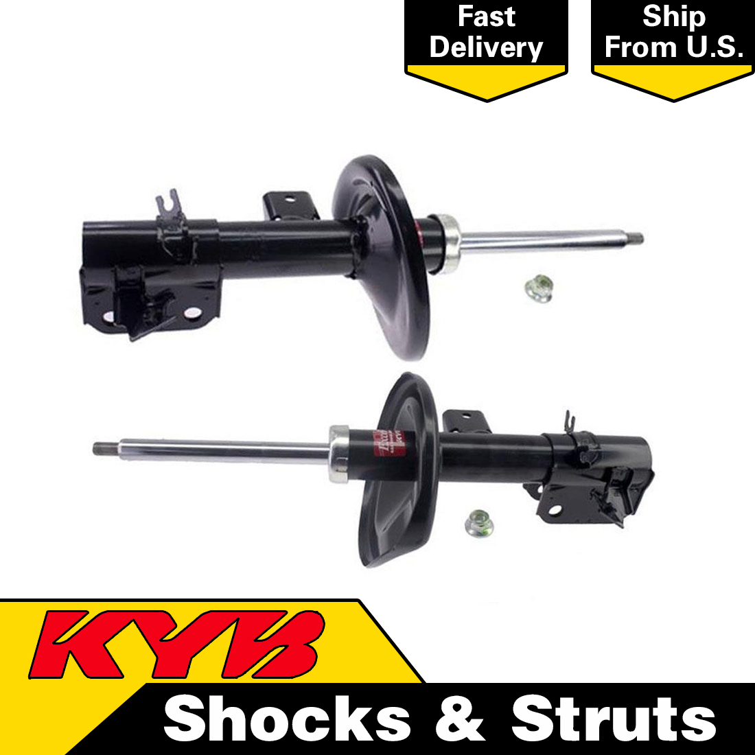 PM Auto Front Strut & Rear Shock Absorber Set (4 Pieces) – For 2010-2013 Suzuki Kizashi