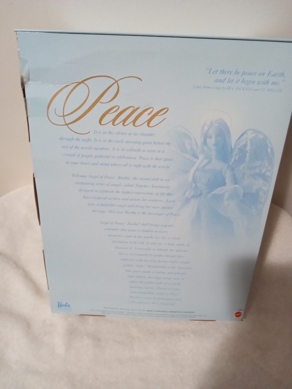 Mattel Barbie Doll Angel of Peace Specialty Collectors Edition 1999 #24240 NRFB