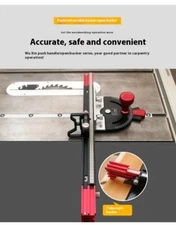 Push Handle Push Ruler Telescopic Slide Miter Angle Plate Table Saw Bandsaw