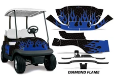 Golf Graphics Decal Stickers For Club Car Precedent I2 2004-2017 DFLAMES U K