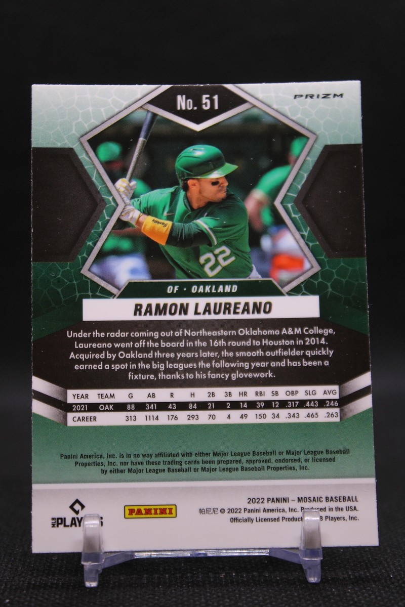 Ramon Laureano #51 2022 Panini Mosaic Reactive Orange Mosaic