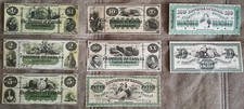 Reprint on paper with W/M Province Bank of Canada 1866 y. FREE SHIPPING !