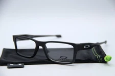 NEW OAKLEY OY8020-0148 DOUBLE STEEL SATIN BLACK AUTHENTIC FRAME EYEGLASSES 48-15