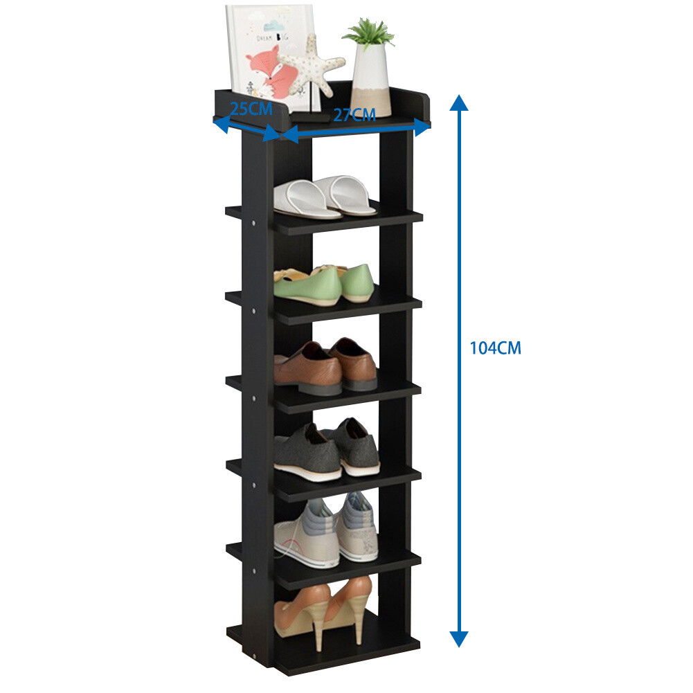 Ebay Shoe Rack Storage 7 Tier Wooden Shoe Rack Storage Shelf Display Stand Organiser Unit ...