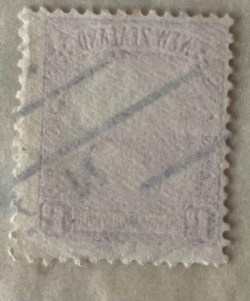 New Zealand 1935 1d Kiwi Bird SG 557b used Postage and Revenue Stamp 9-380 - Image 2 of 2