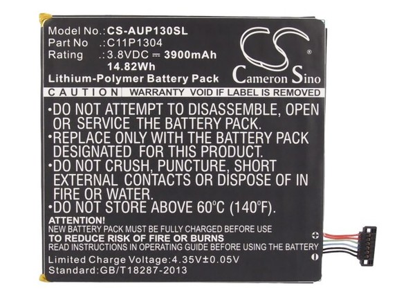 Ersatzakku - CS-AUP130SL - Asus C11P1304 - 3,8 Volt 3900Mah Li-Polymer-image